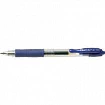 Pilot® G2® Retractable Gel Pens 0.5 mm Blue 12/box