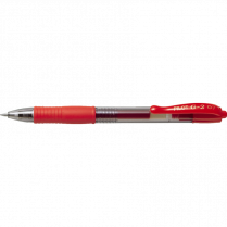 Pilot® G2® Retractable Gel Pens 0.7 mm Red 12/box