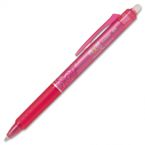 Pilot FriXion Retract Clicker Erasable Gel Ball Pen 0.5 mm Pink
