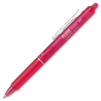 Pilot FriXion Retract Clicker Erasable Gel Ball Pen 0.7 mm Pink