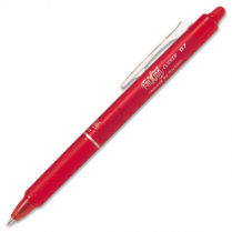 Pilot FriXion Retract Clicker Erasable Gel Ball Pen 0.7 mm Red