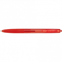 Pilot® Super Grip-G Retractable Ball Point Pen Medium Red 12/box