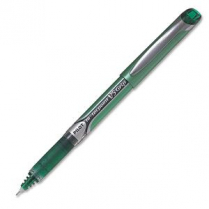 Pilot® Hi-Tecpoint Grip Liquid Ink Roller Pens 0.5mm Green 12/box