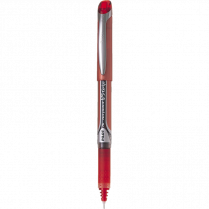 Pilot® Hi-Tecpoint Grip Liquid Ink Roller Pens 0.5mm Red 12/box