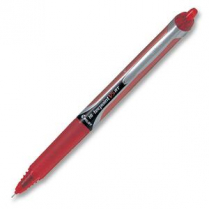 Pilot® Hi-Tecpoint Retractable Roller Pens 0.5mm Red 12/box