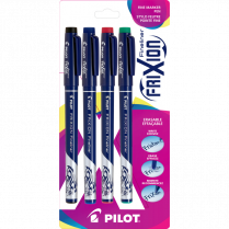 Pilot® FriXion® Fineliner Markers Fine Tip Assorted Colours 4/pkg