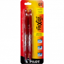 Pilot® FriXion® Ball Erasable Gel Pen 0.7mm Red 2/pkg