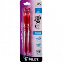 Pilot® FriXion® Point Erasable Gel Pen 0.5mm Red 2/pkg