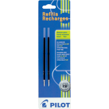 Pilot® Retractable Ball Point B2P BP Pen Refills Medium Point Black 2/pkg