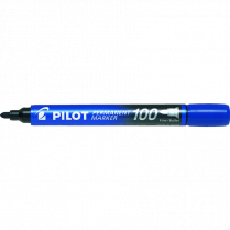 Pilot® Markers 100 Fine Bullet Tip Blue 12/box