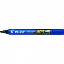 Pilot® Markers 400 Broad Chisel Tip Blue 12/box
