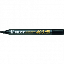 Pilot® Markers 400 Broad Chisel Tip Black 12/box