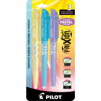 Pilot® FriXion® Light Erasable Highlighters Chisel Tip Pastel Colours 3/pkg