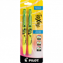 Pilot® FriXion® Light Erasable Highlighters Chisel Tip Yellow 2/pkg