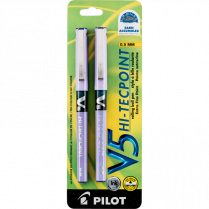 Pilot® Hi-Tecpoint V5 Roller Pen 0.5mm Purple 2/pkg
