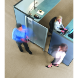 Quartet® Premium Workstation Privacy Screen 38"W x 64"H Frosted