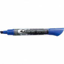 Quartet® EnduraGlide® Dry Erase Markers Chisel Tip Blue