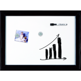 Quartet® Espresso Home Décor Magnetic Dry Erase Board 24" x 36"