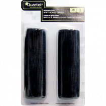 Quartet® Magnetic Microfibre Cloth Whiteboard Eraser 12" x 12" Black 2/pkg