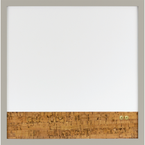 Quartet® Cork Board Dry-Erase Combo Board 14" x 14"
