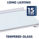 Quartet® Desktop Glass™ Dry-Erase Pad Clear