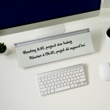 Quartet® Desktop Glass™ Dry-Erase Pad Clear