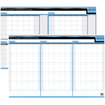 Day-Timer® Double-Sided Flexible Planner 90/120 Day 24" x 36" Bilingual