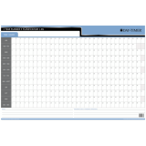 Day-Timer® Double-Sided Flexible Planner Horizontal/Vertical 36" x 24" Bilingual