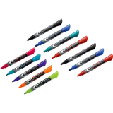 Quartet® EnduraGlide® Dry Erase Markers Chisel Tip Assorted Colours 12/pkg