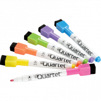 Quartet® ReWritables™ Dry Erase Markers Fine Tip Assorted Vivid Colours 6/pkg