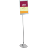 Quartet® Designer Sign Stand 59" H Silver