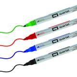 Quartet® Glass Board Dry Erase Markers Fine Tip Assorted 4/pkg