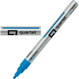Quartet® Glass Board Neon Markers Fine Tip Assorted Colours 6/pkg *For Dark Glass Surfaces*