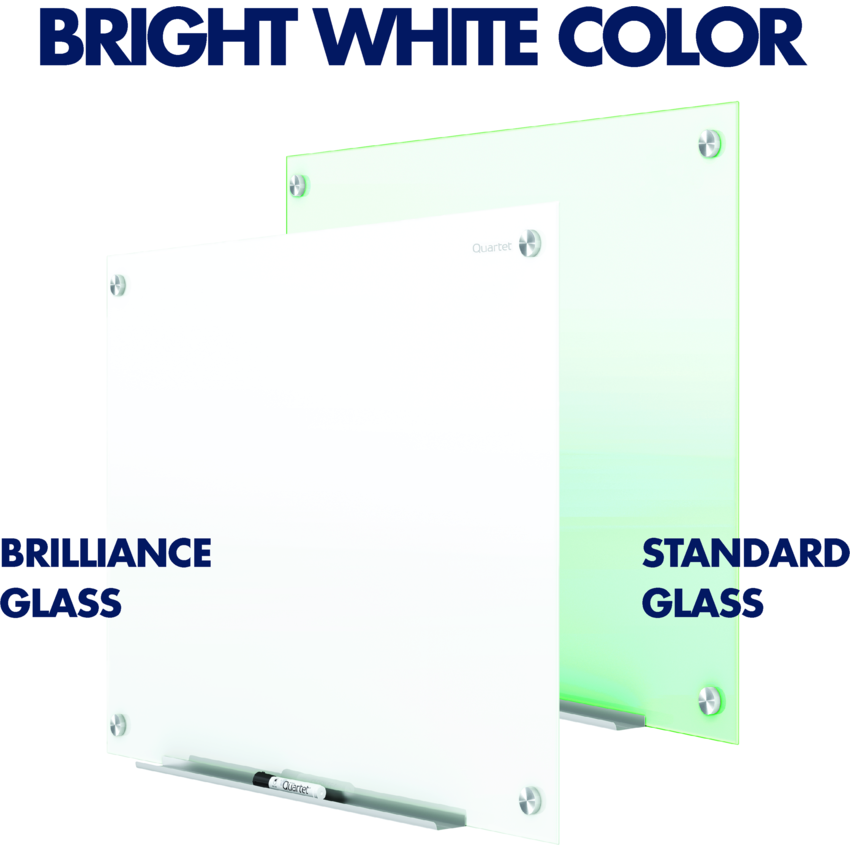 Quartet® Brilliance Glass Dry-Erase Board 48