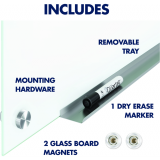 Quartet® Brilliance Glass Dry-Erase Board 72" x 48" White