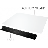 Quartet® Table Divider/Sneeze Guard 30"W x 24"H