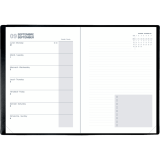 Quo Vadis Note 21 Weekly Diaries 8-1/4” x 6” Bilingual Blue