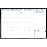 Quo Vadis Prenote Freeport Weekly Diary 11-3/4"x8-1/4" English Black