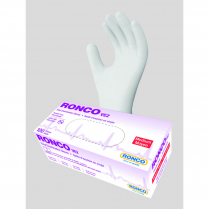VE2 VINYL GLOVES MEDIUM CLEAR RONCO 100/BOX