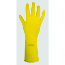 LIGHT-FIT GLOVES LATEX LARGE YELLOW RONCO 12PAIR/PACKG