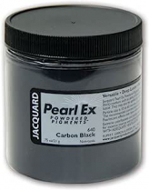 Jacquard Pearl Ex Powdered Pigment 3/4oz Carbon Black