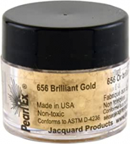 Jacquard Pearl Ex Powdered Pigment 3/4oz Brilliant Gold
