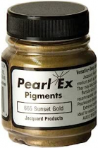 Jacquard Pearl Ex Powdered Pigment 3/4oz Sunset Gold