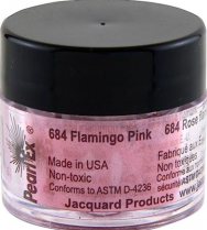 Jacquard Pearl Ex Powdered Pigment 3/4oz Flamingo Pink