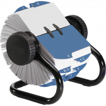 Rolodex® Open Classic Rotary File 4" x 2-1/4" Cards Black