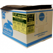 Ralston 2600 Series EcoLogo™ Industrial Garbage Bags Regular 30" x 38" Black 250/ctn