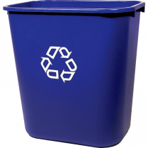 RECYCLING CONTAINER 26.6L BLUE RUBBERMAID