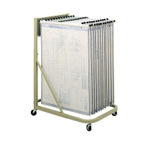 Safco Mobile Cart (Document Clamps sold separately)