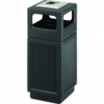 Safco® Canmeleon™ Ash and Waste Container 56.7L Black