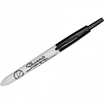 Sharpie® Retractable Permanent Markers Ultra Fine Tip Black 2/pkg